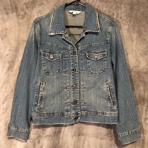 Distressed Jean Denim Jacket